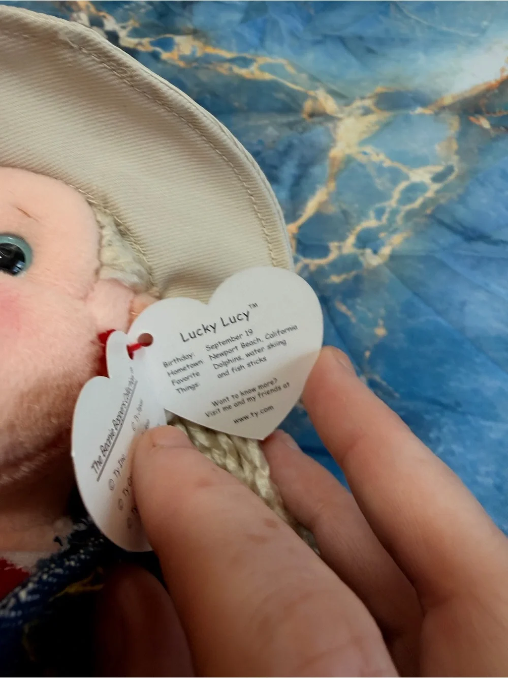 Beanie Bopper Lucky Lucy Ty doll